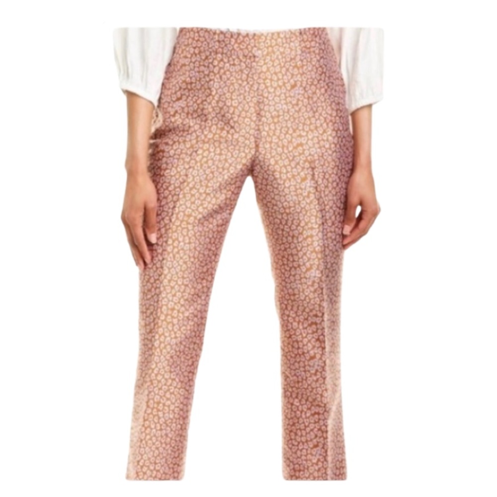 kate spade flora leopard jacquard pant HOT CIDER